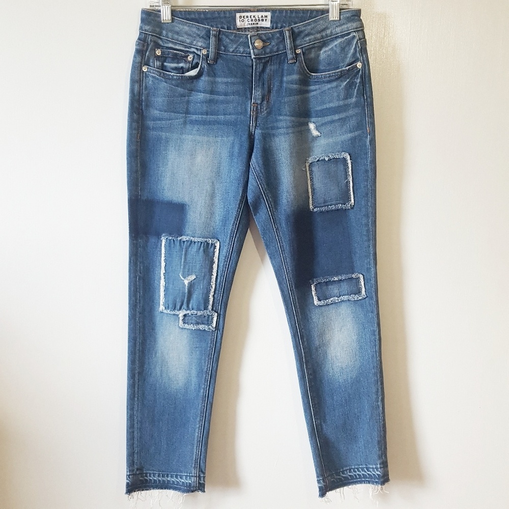 Derek Lam Mila Mid-Rise Slim Girlfriend Jeans NWT